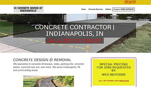 Indianapolis concrete contractor